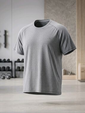 L.L.Bean Men's Access Trail Tee Heather Gray Slightly Fitted XXXL Tall